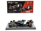 AlfAlfa Romeo C43 F1 #24 (2023) - Monza Italy GP - Guanyu Zhou - PILÓTÁVAL -  Bburago - 1:43