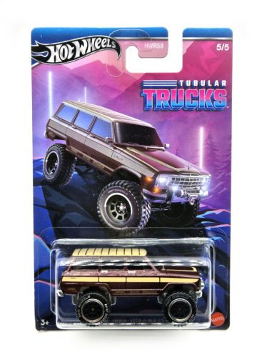 Hot Wheels  - Tubular Trucks 5/5 - Jeep Wagoneer (1988) -  Hot Wheels - 1:64