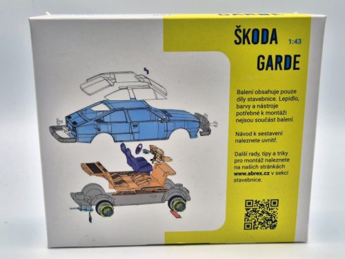 Skoda Garde (1982) -  Abrex - 1:43 - összeszerelős KIT