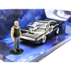   Dom's Dodge Charger (1970) - Dom figurával - Fast & Furious - Halálos iramban -  Jada - 1:24