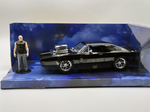 Dom's Dodge Charger (1970) - Dom figurával - Fast & Furious - Halálos iramban -  Jada - 1:24