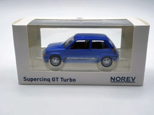 Renault R5 Supercinq GT Turbo Ph II (1988) - kék -  Norev - 1:43
