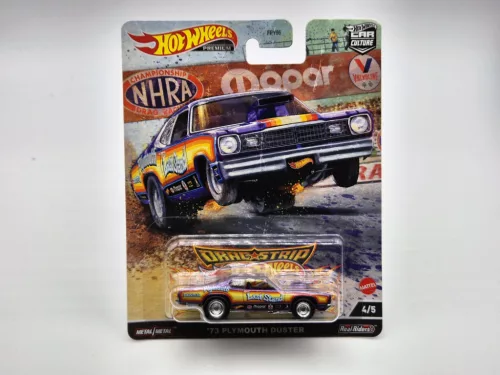 Hot Wheels Premium - Dragstrip Car Culture - Plymouth Duster (1973) -  Hot Wheels - 1:64