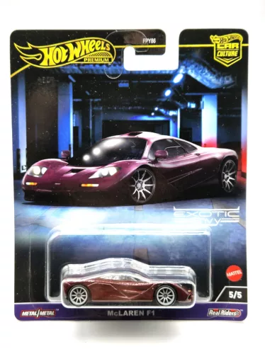 Hot Wheels Premium - Car Culture Exotic Envy - McLaren F1 -  Hot Wheels - 1:64