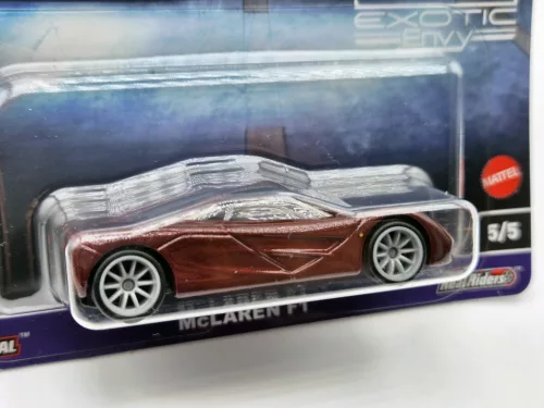 Hot Wheels Premium - Car Culture Exotic Envy - McLaren F1 -  Hot Wheels - 1:64