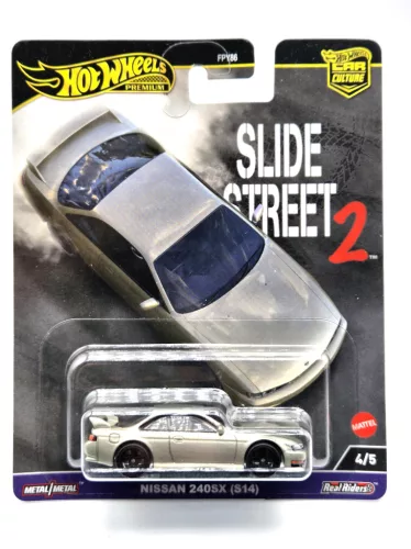 Hot Wheels Premium - Car Culture Slide Street 2 - Nissan 240SX (S14) -  Hot Wheels - 1:64
