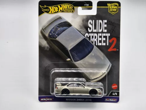 Hot Wheels Premium - Car Culture Slide Street 2 - Nissan 240SX (S14) -  Hot Wheels - 1:64