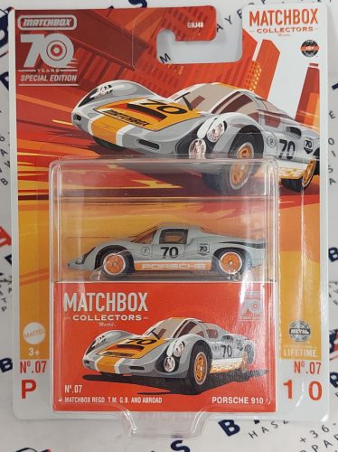 Matchbox Collectors 70 years special edition - Nr.07 - Porsche 910 -  Matchbox - 1:64