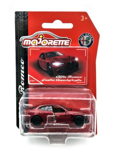Alfa Romeo Giulia Quadrifoglio (2016) - piros -  Majorette - 1:64
