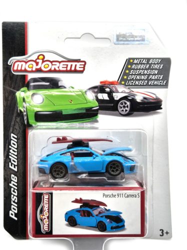 Porsche 911 991 Carrera S Coupe (2015) - kék -  Majorette - 1:64