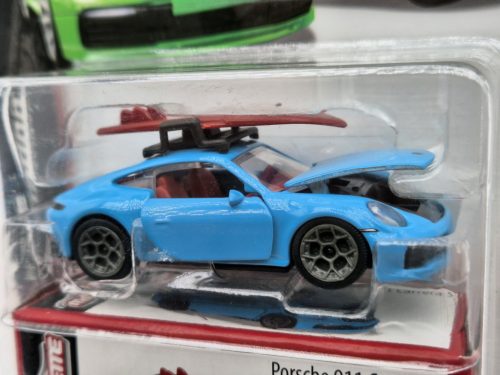 Porsche 911 991 Carrera S Coupe (2015) - kék -  Majorette - 1:64