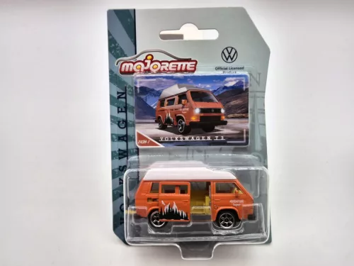 Volkswagen VW T3 transporter Camper (1979) - narancs -  Majorette - 1:64