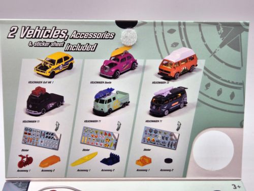 Volkswagen VW szett - VW Golf 1 MK1  - VW T1 transporter -  Majorette - 1:64