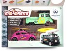Volkswagen VW szett - VW Beetle bogár - VW T1 transporter -  Majorette - 1:64
