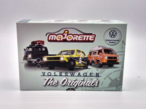 Volkswagen VW szett - VW Beetle bogár - VW T1 transporter -  Majorette - 1:64