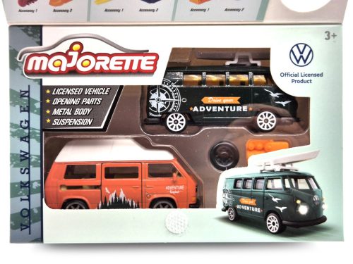 Volkswagen VW szett - VW T3 + VW T1 transporter -  Majorette - 1:64