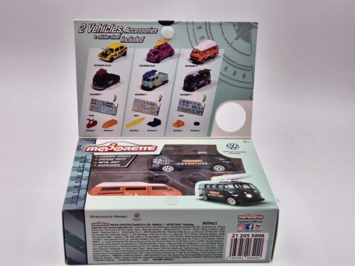 Volkswagen VW szett - VW T3 + VW T1 transporter -  Majorette - 1:64