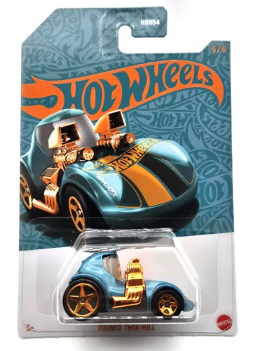 Hot Wheels Pearl & Chrome (2024) - Tooned Twin Mill -  Hot Wheels - 1:64