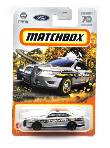 Ford Police Interceptor - 2023 23/100 - hosszú kártyás -  Matchbox - 1:64