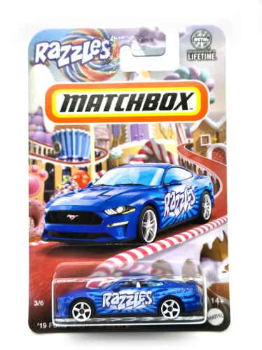 Matchbox Candy - Ford Mustang Coupe (2019) - 3/6 - hosszú kártyás -  Matchbox - 1:64