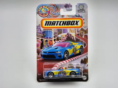 Matchbox Candy - Chevrolet Chevy Camaro Convertible (2016) - 5/6 - hosszú kártyás -  Matchbox - 1:64