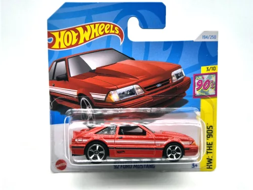 Hot Wheels Ford Mustang (1992)  - HW: The '90s - 194/250 -  Hot Wheels - 1:64