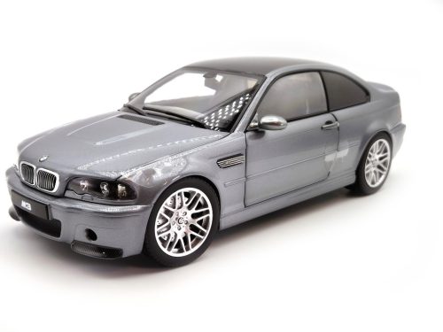BMW E46 M3 CSL (2003) - szürke -  Norev - 1:18