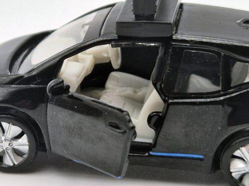 BMW i3 Marathon Clock Car -  Tiny Toys - 1:64