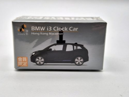 BMW i3 Marathon Clock Car -  Tiny Toys - 1:64