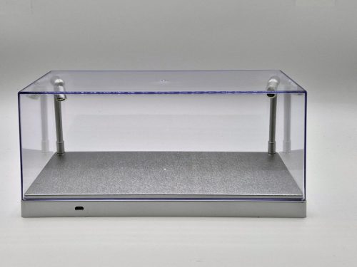 Vitrin / display 1:24 1:43 1:64 modellautóhoz - led világítással