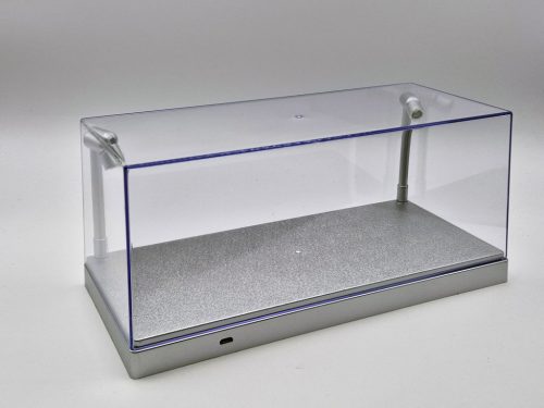 Vitrin / display 1:24 1:43 1:64 modellautóhoz - led világítással