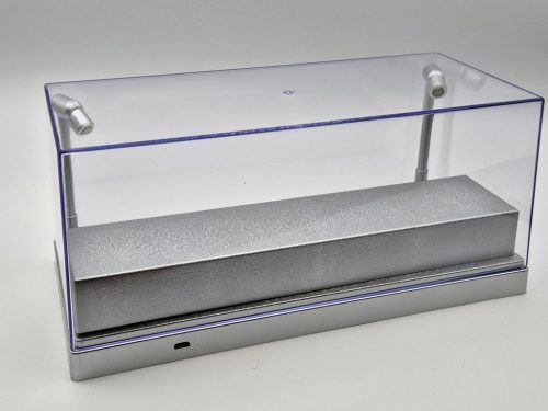 Vitrin / display 1:24 1:43 1:64 modellautóhoz - led világítással