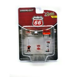   Műhely - garázsfelszerelés - 6 db-os szett 1:64 méretű modellautóhoz -  Greenlight - 1:64