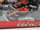 Ferrari F1 szett - 2023 SF-23 Charles Leclerc - 2023 SF-23 Carlos Sainz (Monza) - 2022 F1-75 Charles Leclerc (Monza) - 2022 F1-75 Carlos Sainz  -  Burago - 1:43