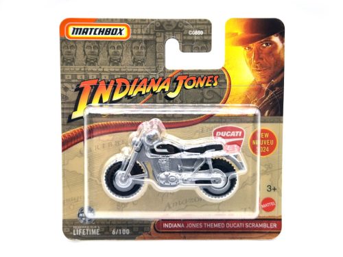 Ducati Scrambler - Indiana Jones - 2024 6/100 - bliszteres -  Matchbox - 1:64