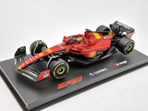 Ferrari SF-23 Team Scuderia F1 #16 (2023) - Monza - Charles Leclerc - PILÓTÁVAL -  Bburago - 1:43