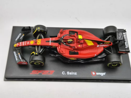 Ferrari SF-23 Team Scuderia F1 #55 (2023) - Monza - Carlos Sainz - PILÓTÁVAL -  Bburago - 1:43