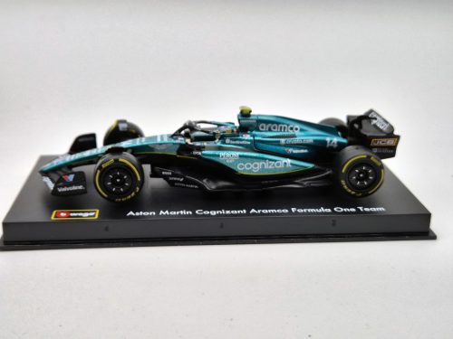 Aston Martin AMR23 F1 #14 (2023) - Fernando Alonso - PILÓTÁVAL -  Bburago - 1:43