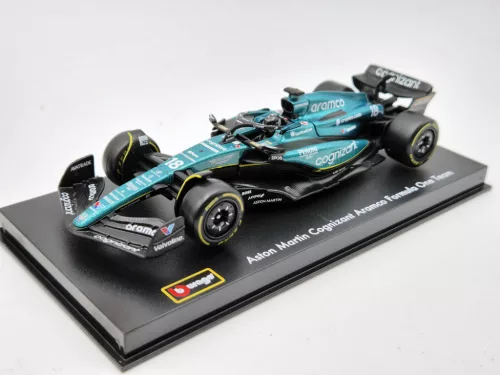 Aston Martin AMR23 F1 #18 (2023) - Lance Stroll - PILÓTÁVAL -  Bburago - 1:43