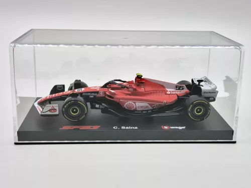Ferrari SF-23 Team Scuderia F1 #55 (2023) - Las Vegas - Carlos Sainz - PILÓTÁVAL -  Bburago - 1:43