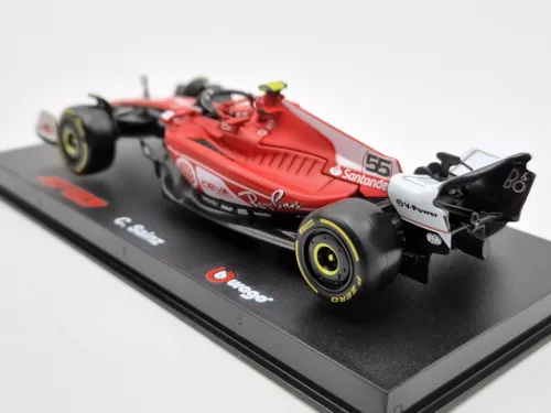 Ferrari SF-23 Team Scuderia F1 #55 (2023) - Las Vegas - Carlos Sainz - PILÓTÁVAL -  Bburago - 1:43