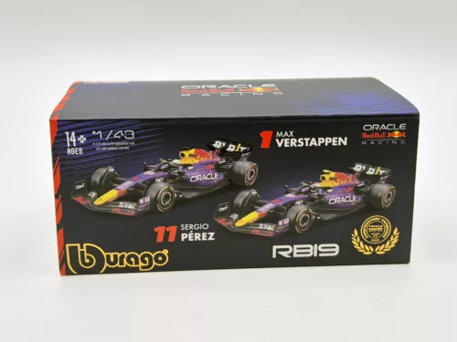 Red Bull RB19 F1 #11 (2023) - Las Vegas - Sergio Perez - PILÓTÁVAL -  Bburago - 1:43