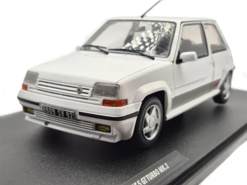Renault R5 GT TURBO MKII (1989) - fehér -  Solido - 1:18