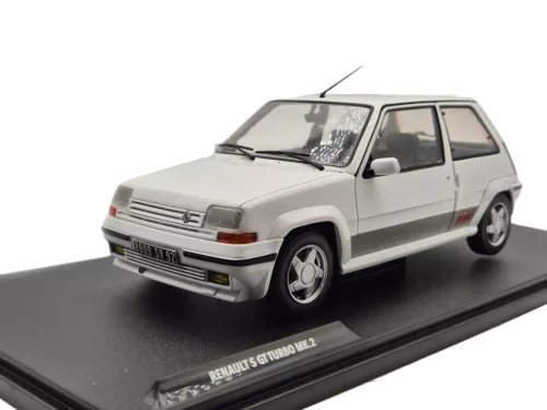 Renault R5 GT TURBO MKII (1989) - fehér -  Solido - 1:18