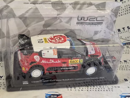 Citroen C3 WRC #10 (2018) - Sebastian Loeb - Daniel Elena -  Edicola - 1:24
