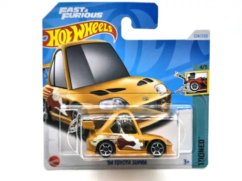 HW Toyota Supra (1994)- Tooned 4/5 - 224/250 -  Hot Wheels - 1:64