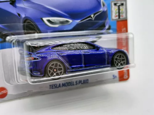 HW Tesla Model S Plaid - Quarter Mile Heroes 5/5 - 238/250 -  Hot Wheels - 1:64