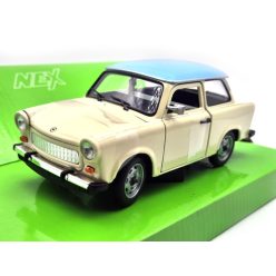 Trabant 601 -  Welly - bézs - kék 1:24