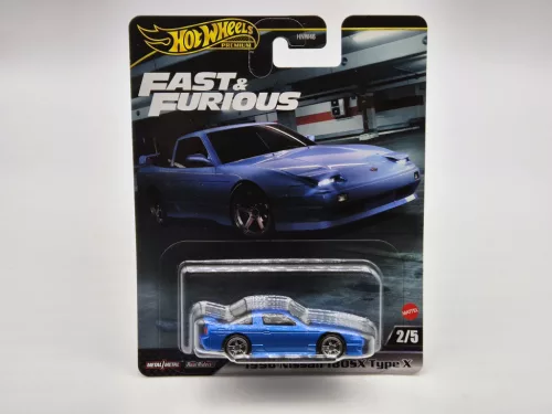 Hot Wheels Premium Fast and Furious - Halálos iramban 2/5 - Nissan 180SX Type X (1996) -  Hot Wheels - 1:64