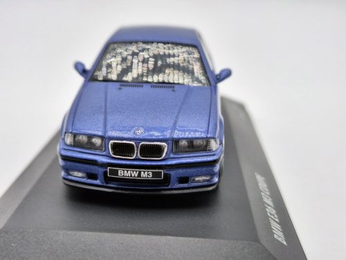 BMW E36 M3 coupe (1999) - kék -  Solido - 1:43